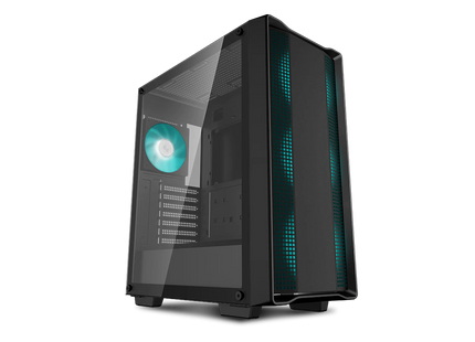 Case RGB DeepCool CC560 V2 | Mid Tower ATX | 4 Ventiladores 120 mm | Vidrio Lateral | Malla Frontal