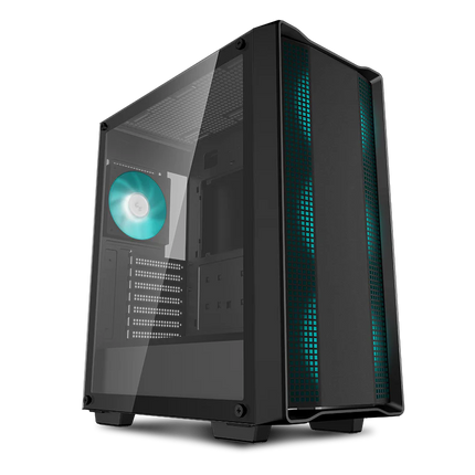 Case RGB DeepCool CC560 V2 | Mid Tower ATX | 4 Ventiladores 120 mm | Vidrio Lateral | Malla Frontal