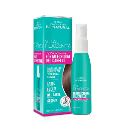 Loción Fortalecedora Vital Placenta 100 ml | Placent Life | Fortalece, estimula el crecimiento y previene la caída con proteína vegetal