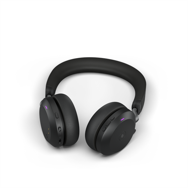 Jabra Evolve2 75 Link 380a MS Stereo Headset Inalámbrico USB-A Bluetooth Negro