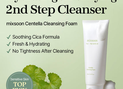 Mixsoon Espuma Limpiadora de Centella 150ml - textura del producto