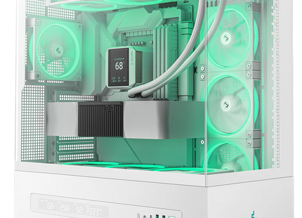 Case DeepCool CH690 Digital WH | Mid Tower ATX | Vidrio Lateral | Sin Ventilación Incluida