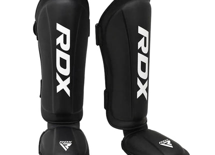 RDX Espinilleras con Empeine Negro/Blanco, T1