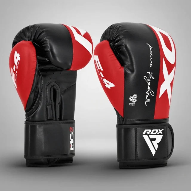 RDX Guantes de Boxeo Rojo, F4