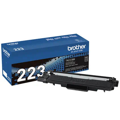 Tóner Brother TN223BK negro original en caja sellada vista frontal