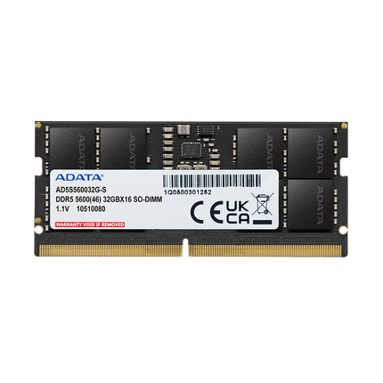 Memoria RAM para Laptop ADATA AD5S560016G-S | 16GB | DDR5 | 5600MHz