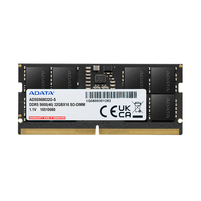 Memoria RAM para Laptop ADATA AD5S560016G-S | 16GB | DDR5 | 5600MHz