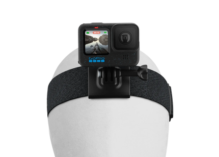 Vista frontal del soporte clip GoPro para cabeza modular