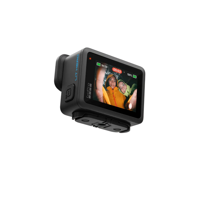 GoPro Cámara de Acción 4K con Luz LED, LIT HERO