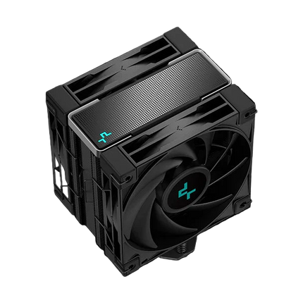 Enfriamiento de Aire DeepCool AK400 Zero Dark Plus R-AK400-BKNNMD-G-1 | LGA1851 / AM5 | 2x120 mm | FDB