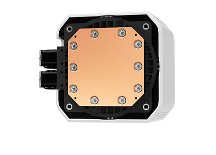 Enfriamiento Líquido DeepCool MYSTIQUE 240 WH ARGB | 240 mm | LCD 2,8” | LGA1851 / 1700 / AM5