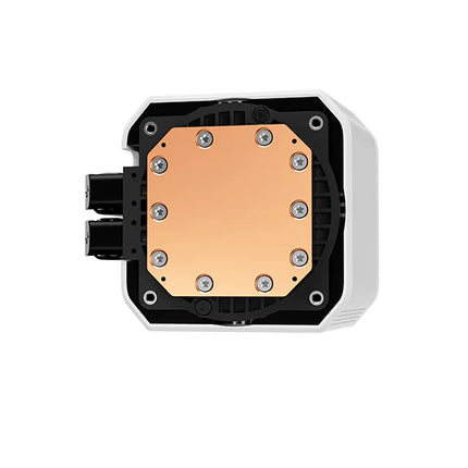 Enfriamiento Líquido DeepCool MYSTIQUE 240 WH ARGB | 240 mm | LCD 2,8” | LGA1851 / 1700 / AM5