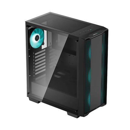 Case RGB DeepCool CC560 V2 | Mid Tower ATX | 4 Ventiladores 120 mm | Vidrio Lateral | Malla Frontal