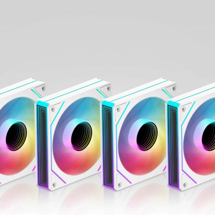 Case DeepCool CG530 4F WH R-CG530-WHADA4-G-1 | Torre Media | Plástico y Acero | 3 Ventiladores Laterales | 1 Ventilador Trasero | Blanco