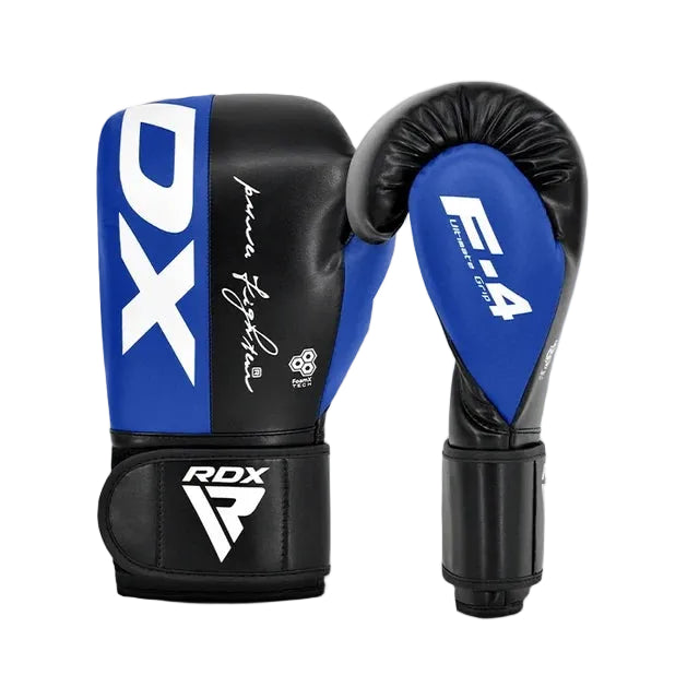 RDX Guantes de Boxeo Azul/Negro, F4