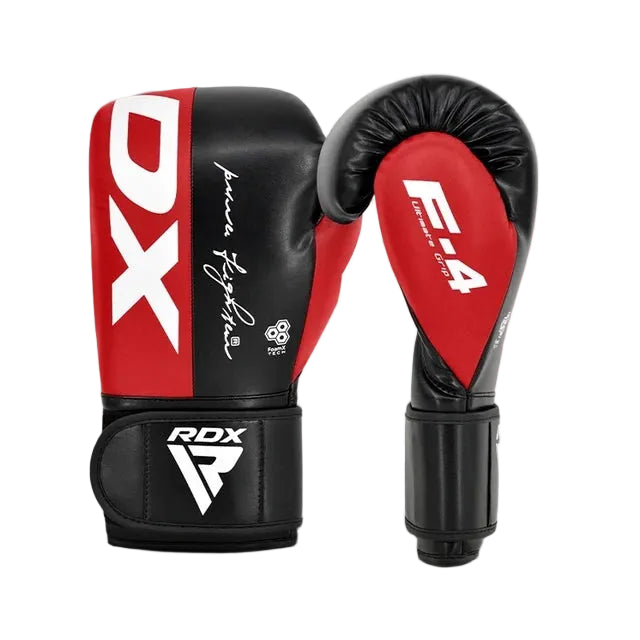 RDX Guantes de Boxeo Rojo, F4