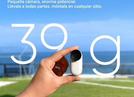 Insta360 Cámara 4K 128GB Blanca, GO 3S