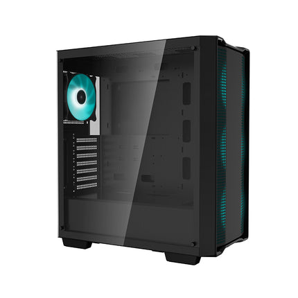 Case Gaming Deepcool CC560 ARGB | Media Torre | 4 Ventiladores ARGB | Vidrio Templado Lateral | Negro