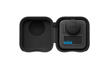GoPro MAX2 dentro del estuche protector ajuste perfecto