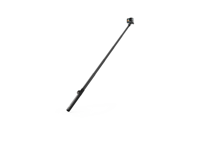 Vara extensible GoPro extendida mostrando alcance máximo de 122 centímetros