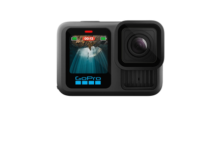 GoPro HERO13 Black cámara de acción vista frontal con pantalla