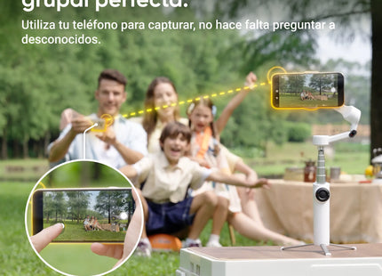 Insta360 Estabilizador con Rastreador IA Gris, Flow 2
