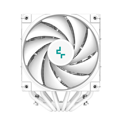 Abanico DeepCool AK620 WH | 120mm FDB | Doble Ventilador | CPU Silencioso | Blanco