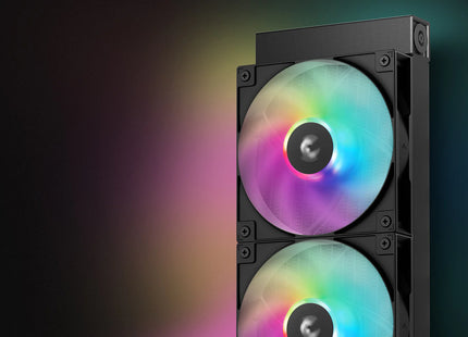 Enfriamiento Líquido RGB DeepCool LE360 V2 | AIO 360 mm | Triple Ventilador ARGB | Soporte AM5/AM4 y LGA1700+