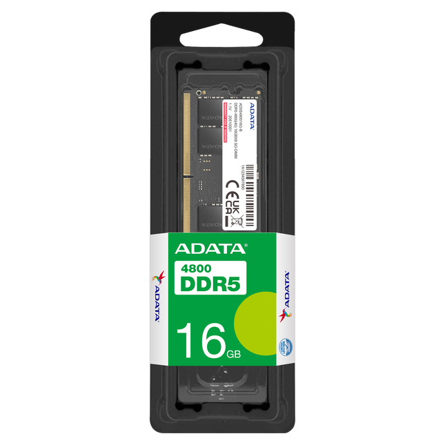Memoria RAM ADATA AD5S480016G-S | 16GB | DDR5 | 4800MHz | SODIMM | Laptop