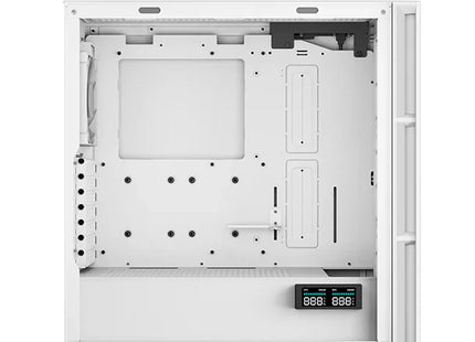 Case Gaming DeepCool CH560 Digital WH R-CH560-WHAPE4D-G1 | Media Torre | Vidrio Templado | 3 Ventiladores ARGB 140mm | Pantalla Digital Doble | Blanco