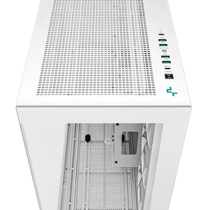 Case Gaming DeepCool CH780 | ATX Max Premium | Vidrio Templado Frontal y Lateral | Blanco