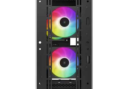 Case Gaming RGB DeepCool CC360 Mini Tower R-CC360| 3 Ventiladores de 140 mm | Vidrio Lateral | Malla Frontal