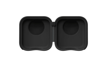 Estuche GoPro MAX2 abierto vista superior con cámara instalada