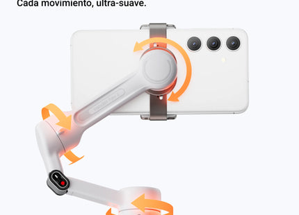 Insta360 Estabilizador con Rastreador IA Blanco, Flow 2