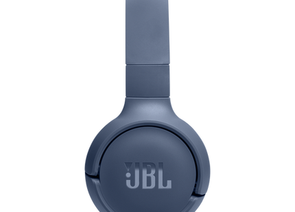 JBL Tune 520BT azul vista de perfil izquierdo con controles laterales