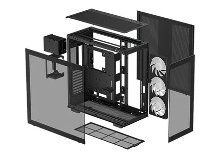 Case Gaming DeepCool CH780 | ATX Max Premium | Vidrio Templado Frente y Lateral
