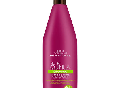 Shampoo Nutritivo Quinua Placent Life | 1000ml | Nutrición intensiva para cabello debilitado y sin vida