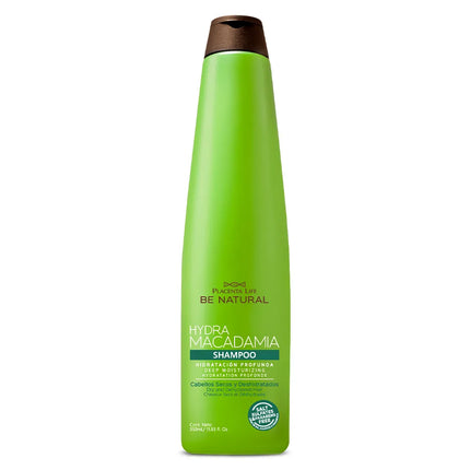 Shampoo Hidratante Macadamia Placent Life | 350ml | Hidratación profunda para cabello reseco o sin brillo