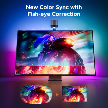 Luces Govee Smart TV Backlight 3S H6098AD1 | 55‑65″ | RGBIC | Cámara 1080p