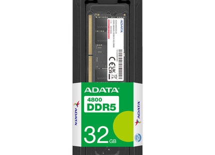 Memoria RAM ADATA AD5U480032G-S | 32GB | DDR5 | 4800MHz | 5V | PC Desktop