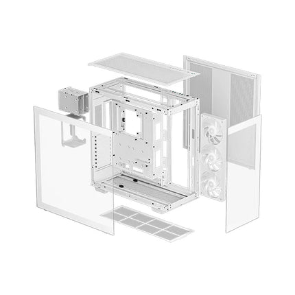Case Gaming DeepCool CH780 | ATX Max Premium | Vidrio Templado Frontal y Lateral | Blanco