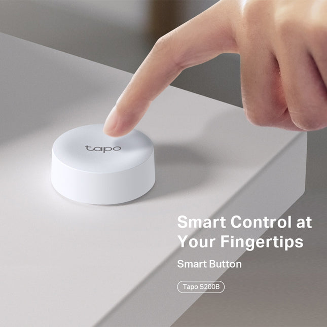 TP-Link Tapo S200B botón smart home vista lateral derecha