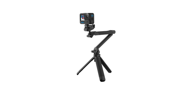 GoPro 3-Way 2.0 configuración trípode con cámara GoPro montada