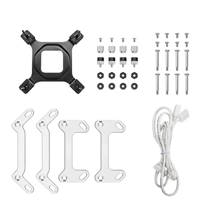 Enfriamiento Líquido DeepCool MYSTIQUE 240 WH ARGB | 240 mm | LCD 2,8” | LGA1851 / 1700 / AM5