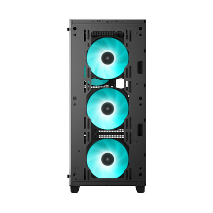 Case Gaming Deepcool CC560 ARGB | Media Torre | 4 Ventiladores ARGB | Vidrio Templado Lateral | Negro