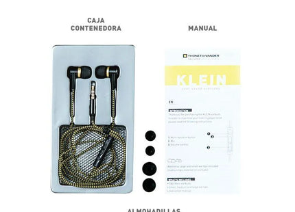 Audífono Thonet & Vander Klein | Alámbrico | Conector 3.5 mm | Sonido Estéreo