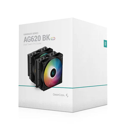 Enfriamiento de Aire DeepCool AG620 ARGB R-AG620-BKANMN-G-1 | LGA2066 / AM5 | 2x120 mm | Hidráulico | RGB