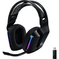 Logitech G733 LIGHTSPEED auriculares gaming inalámbricos negros con iluminación RGB