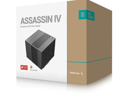 Abanico DeepCool Assassin IV | Doble Ventilador 120mm/140mm | 7 Heat Pipes | Enfriamiento de Alto Rendimiento | Negro