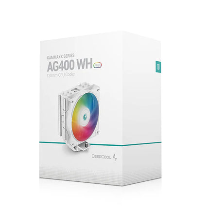 Abanico DeepCool AG400 WH ARGB | 120mm | CPU | Blanco